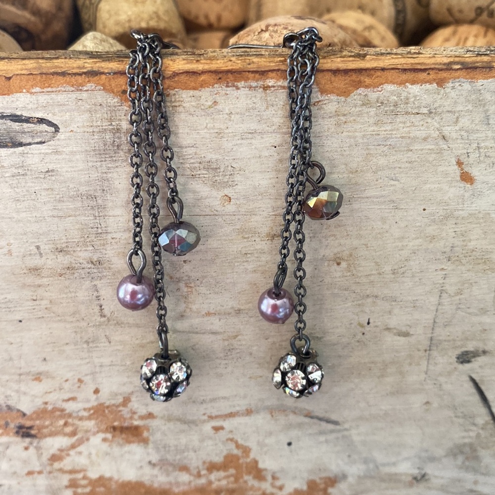 Beaded earring and necklace set - Picture 4 of 5